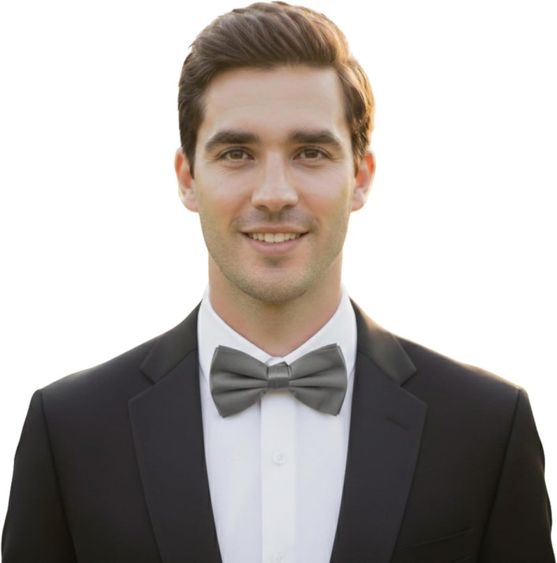 DIBI Adjustable Classic Pretied Bow Tie for Men, Women, and Boys - Men's Bowtie for Wedding, Costume Party and Formal Events - Image 2